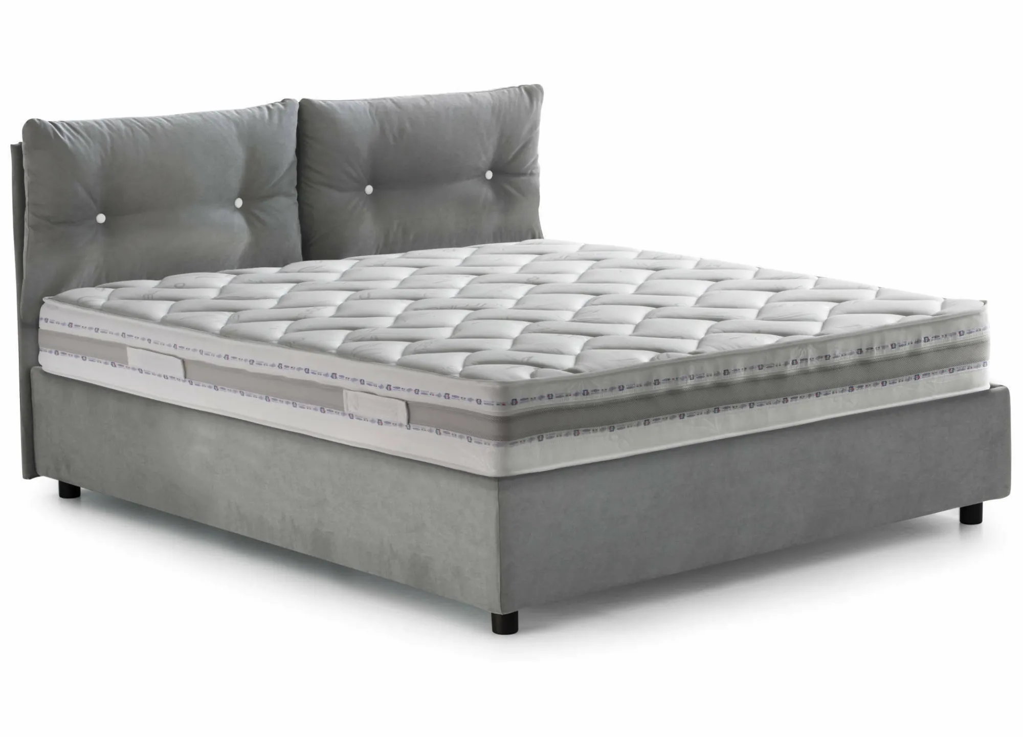 Letto piazza e mezza Arieta, con materasso Cm 120x190 incluso,<Dmora Best Sale