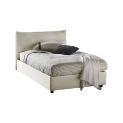 Letto piazza e mezza Arnaldo, adatto per materasso Cm 120x200,<Dmora New