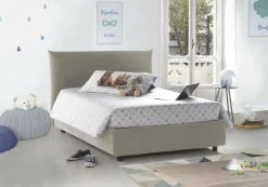 Letto piazza e mezza Arpaise, con materasso Cm 120x190 incluso,<Dmora Discount