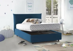 Letto piazza e mezza Arpaise, con materasso Cm 120x190 incluso,<Dmora Cheap