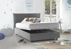 Letto piazza e mezza Arpaise, con materasso Cm 120x190 incluso,<Dmora Best