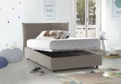 Letto piazza e mezza Arpaise, con materasso Cm 120x190 incluso,<Dmora Best