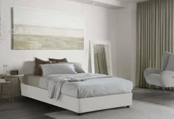 Letto piazza e mezza Asid, adatto per materasso Cm 120x190,<Dmora New