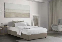 Letto piazza e mezza Asid, adatto per materasso Cm 120x190,<Dmora Outlet