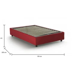 Letto piazza e mezza Asid, adatto per materasso Cm 120x190,<Dmora Best Sale
