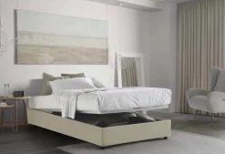 Letto piazza e mezza Asid, adatto per materasso Cm 120x190,<Dmora Shop