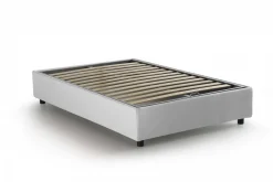 Letto piazza e mezza Asid, adatto per materasso Cm 120x190,<Dmora New