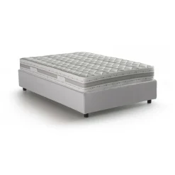 Letto piazza e mezza Atar, con materasso Cm 120x190 incluso,<Dmora Cheap