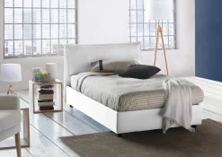 Letto piazza e mezza Attinia, con materasso Cm 120x190 incluso,<Dmora Cheap