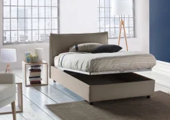Letto piazza e mezza Attinia, con materasso Cm 120x190 incluso,<Dmora Best Sale