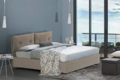 Letto piazza e mezza Bacio, con materasso Cm 120x190 incluso,<Dmora Hot