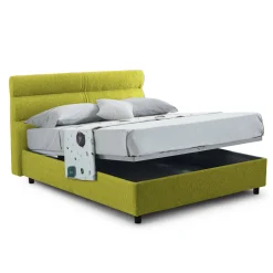Letto piazza e mezza Brinzio, Con materasso Cm 120x200 incluso,<Dmora Discount