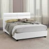Letto piazza e mezza Briosco, Con materasso Cm 120x190 incluso,<Dmora Sale