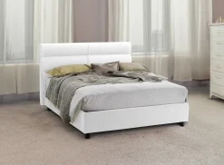 Letto piazza e mezza Briona, Adatto a materasso Cm 120x200,<Dmora Shop