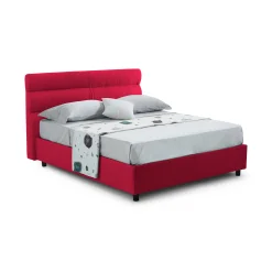 Letto piazza e mezza Briona, Adatto a materasso Cm 120x200,<Dmora Store