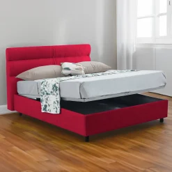 Letto piazza e mezza Briona, Adatto a materasso Cm 120x200,<Dmora Store