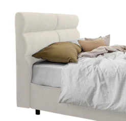 Letto piazza e mezza Briosco, Con materasso Cm 120x190 incluso,<Dmora Hot