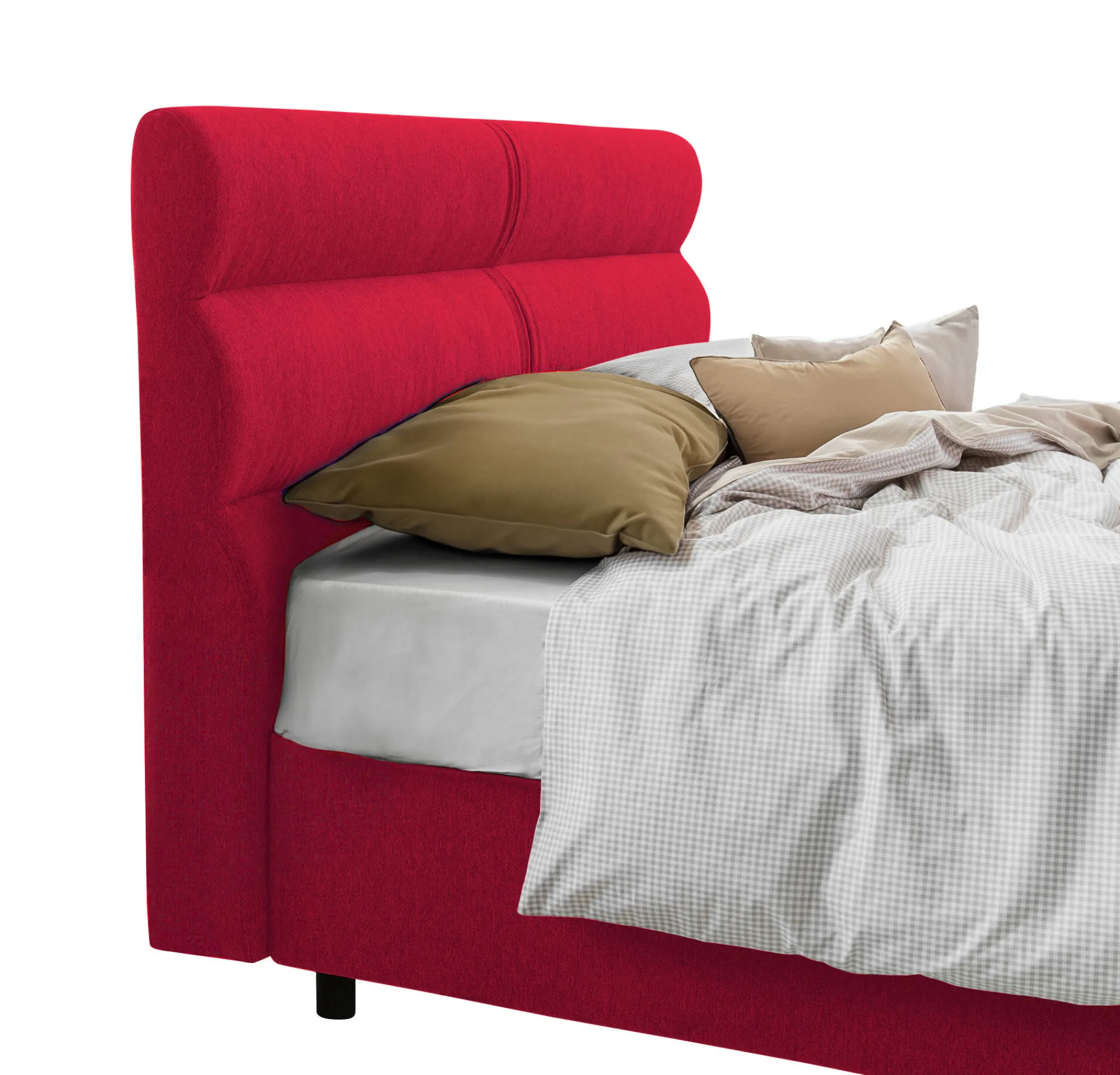Letto piazza e mezza Briosco, Con materasso Cm 120x190 incluso,<Dmora Clearance