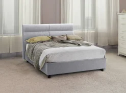 Letto piazza e mezza Brivio, Adatto a materasso Cm 120x190,<Dmora Fashion