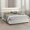 Letto piazza e mezza Brivio, Adatto a materasso Cm 120x190,<Dmora Flash Sale