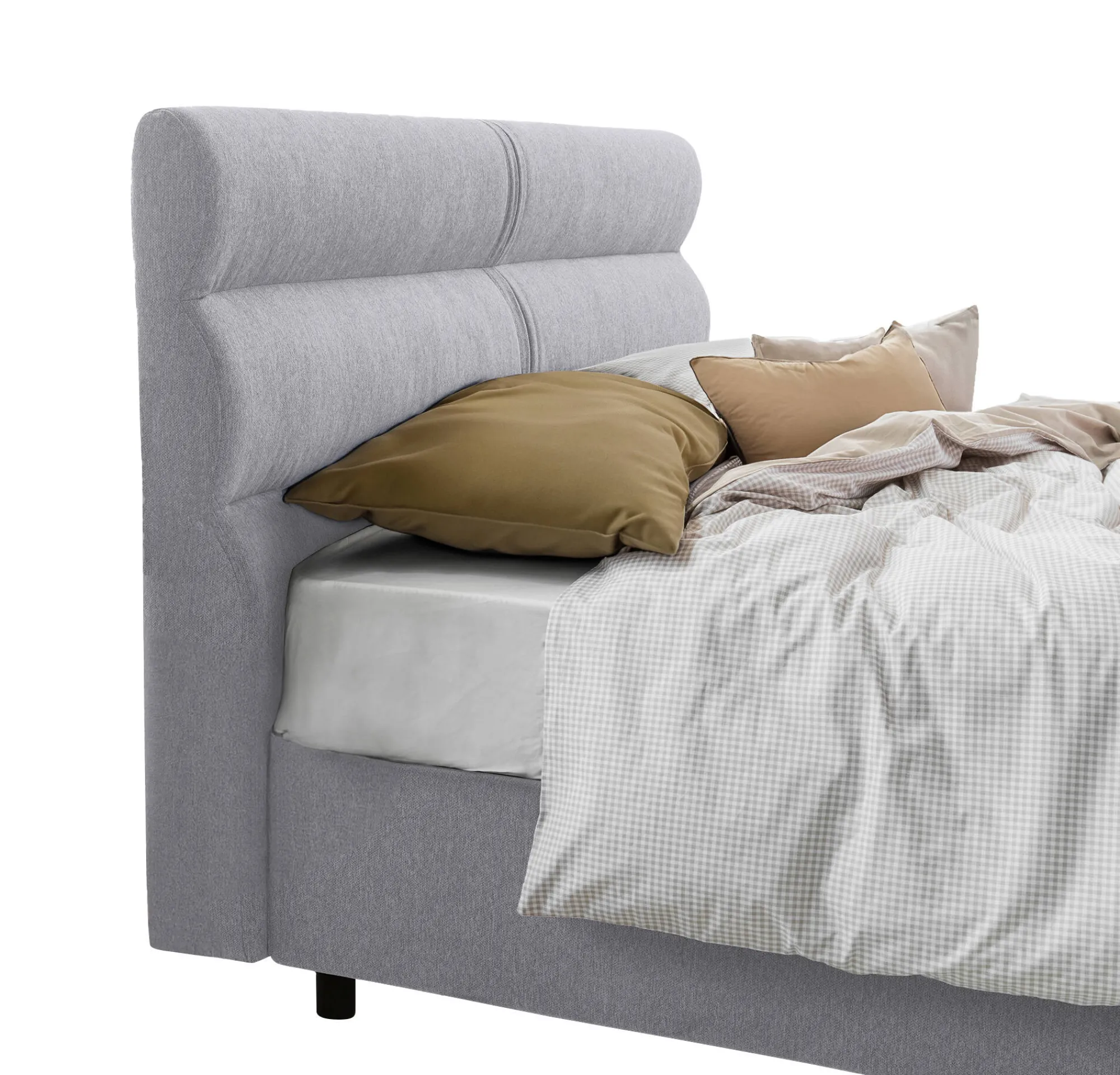 Letto piazza e mezza Brivio, Adatto a materasso Cm 120x190,<Dmora Fashion