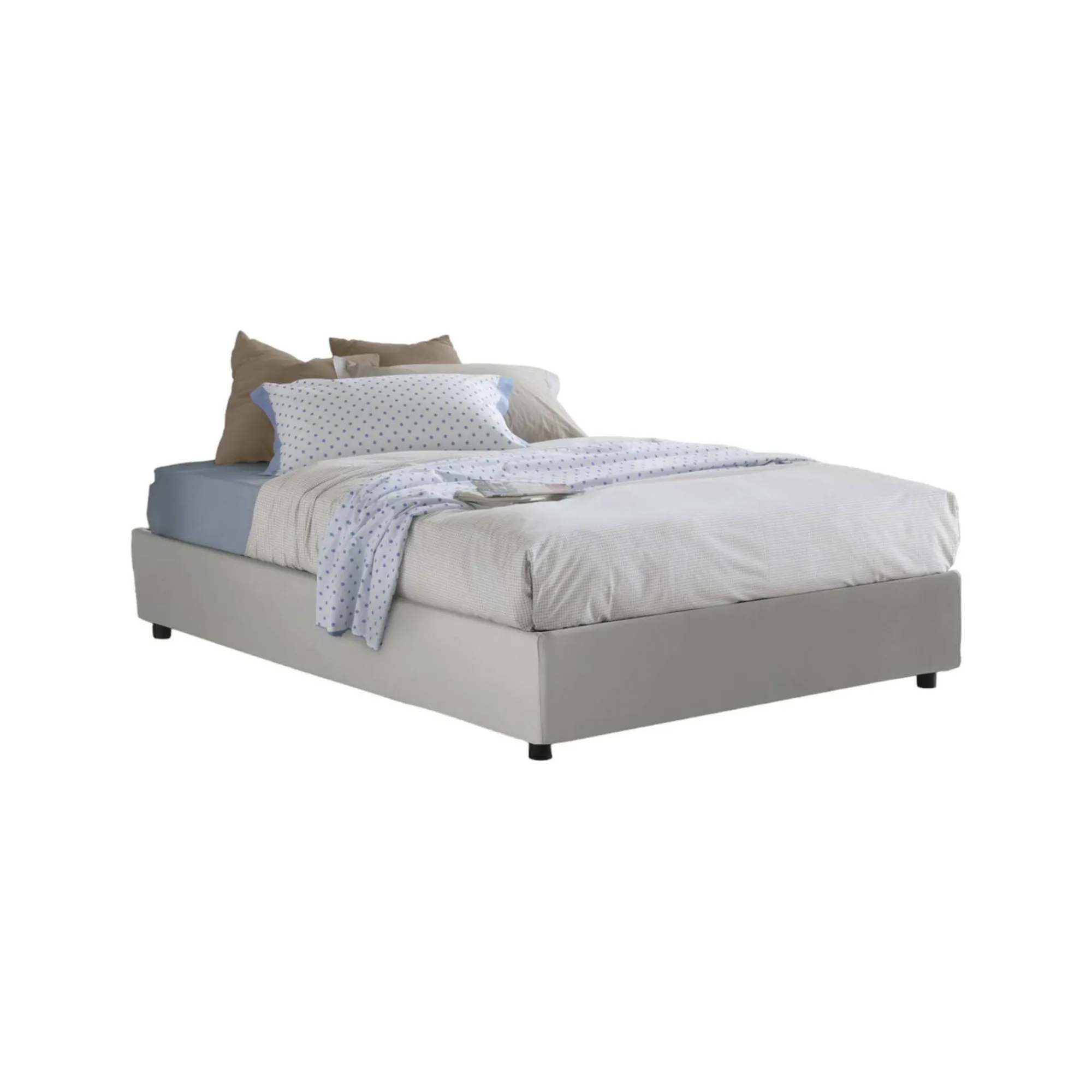 Letto piazza e mezza Dguiebr, adatto per materasso Cm 120x200,<Dmora Cheap
