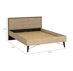 Letto piazza e mezza Elida, 206x153 h91 cm,<Dmora Online
