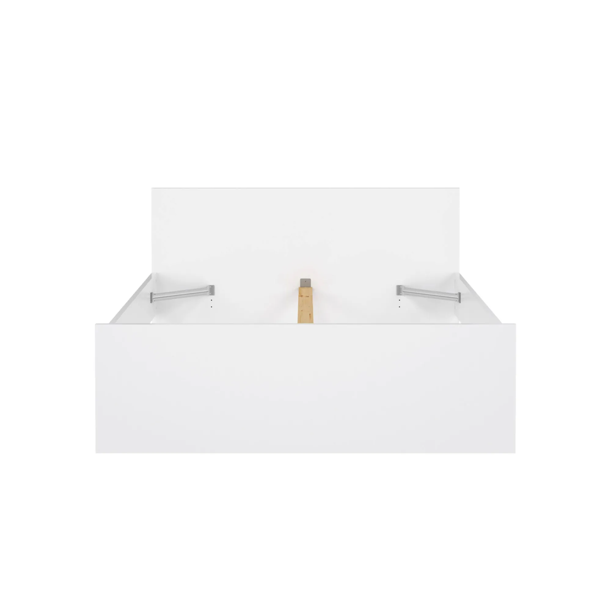 Letto piazza e mezza Gustava, 146x197 h80 cm, Bianco<Dmora Best