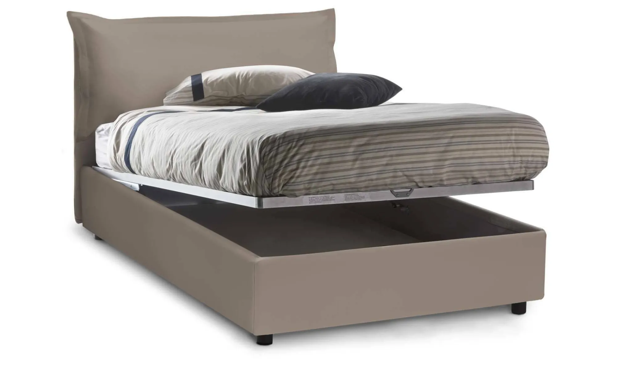 Letto piazza e mezza Latona, adatto per materasso Cm 120x190,<Dmora Cheap