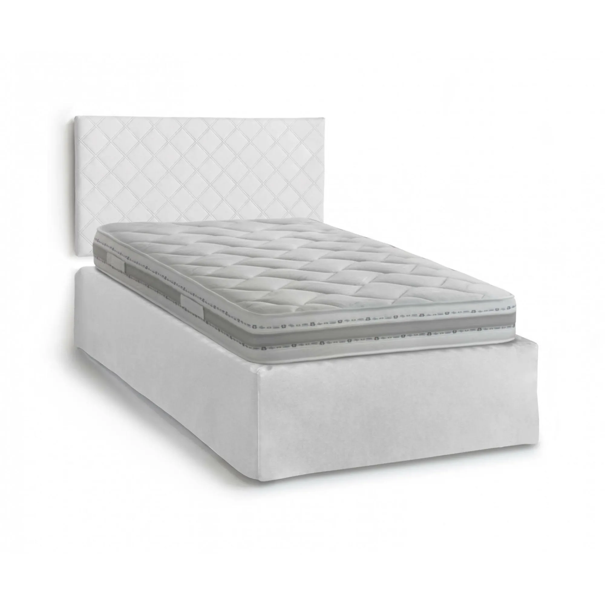 Letto piazza e mezza Opale, Cm 120x190,<Dmora Cheap