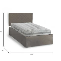 Letto piazza e mezza Opale, Cm 120x190,<Dmora Sale