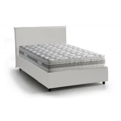 Letto piazza e mezza Re, con materasso Cm 120x200 incluso,<Dmora Cheap