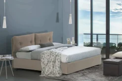 Letto piazza e mezza Rubino, adatto per materasso Cm 120x190,<Dmora New