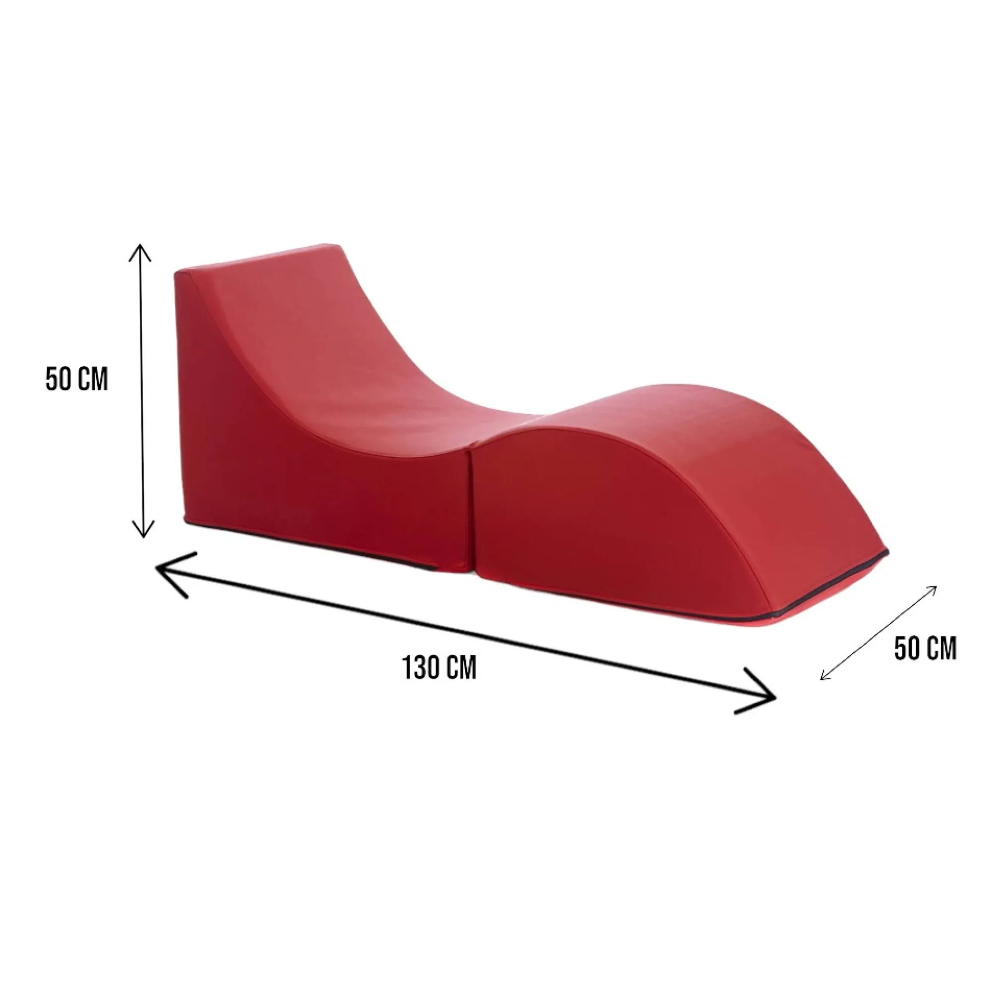 Letto pieghevole Arbil, Cm 130x50h50,<Dmora Shop