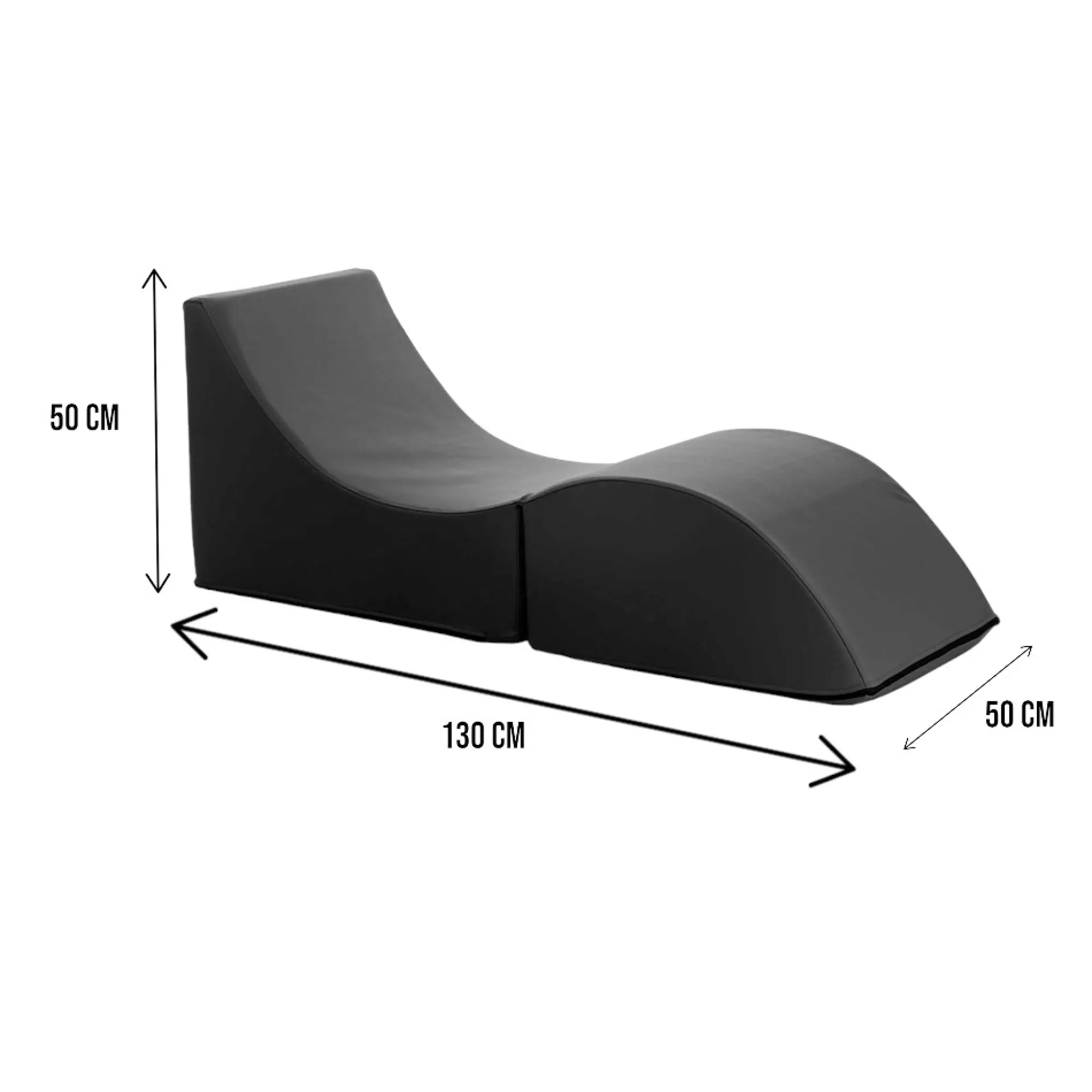 Letto pieghevole Arbil, Cm 130x50h50,<Dmora Best