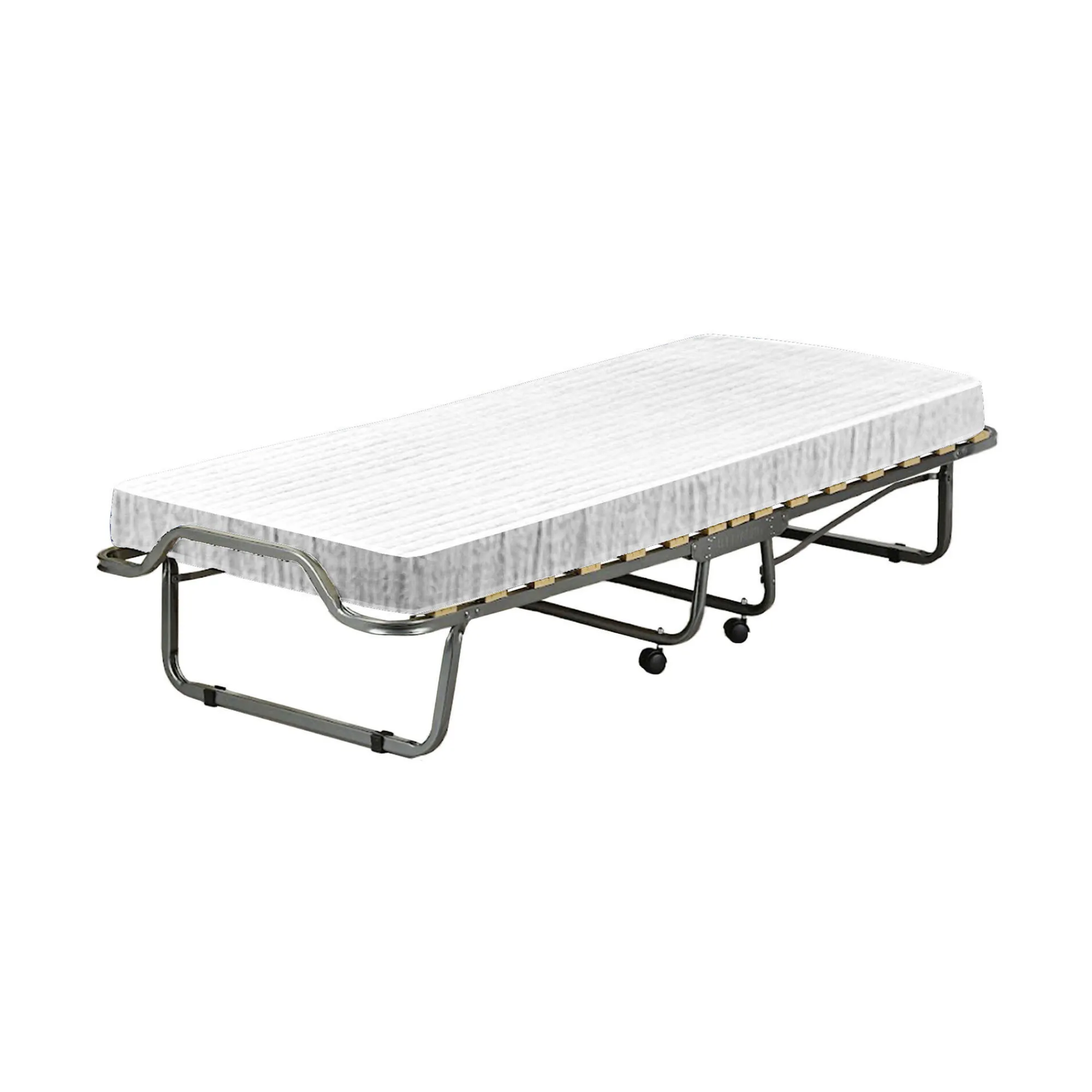 Letto pieghevole Banzi, 80x200h40 cm, materasso memory incluso<Dmora Discount
