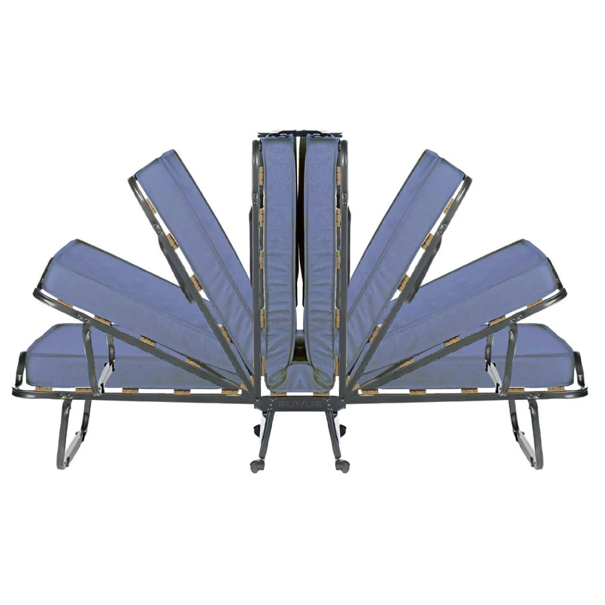 Letto pieghevole Citrino, 80x200h40 cm, materasso incluso<Dmora Online
