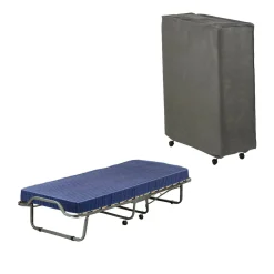 Letto pieghevole Daaltone, 80x200h40 cm, materasso incluso<Dmora Cheap