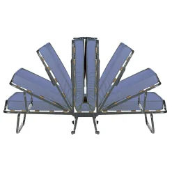 Letto pieghevole Daaltone, 80x200h40 cm, materasso incluso<Dmora Cheap