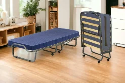 Letto pieghevole Dabambil, 80x190h39 cm, Custodia protettiva su richiesta<Dmora Sale
