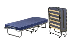 Letto pieghevole Dabambil, 80x190h39 cm, Custodia protettiva su richiesta<Dmora Sale