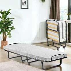 Letto pieghevole Dparis, 80x190h37 cm, Custodia protettiva su richiesta<Dmora Fashion