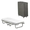 Letto pieghevole Dpava, 80x200h40 cm, materasso memory incluso<Dmora Online