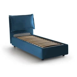 Letto singolo Abroghat, adatto per materasso Cm 90x200,<Dmora Fashion
