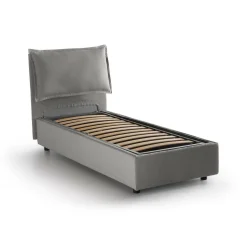 Letto singolo Abroghat, adatto per materasso Cm 90x200,<Dmora Cheap