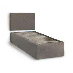 Letto singolo Accu, per materasso da Cm 80x190,<Dmora Shop