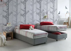 Letto singolo Acetico, adatto per materasso Cm 90x200,<Dmora Shop