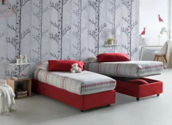 Letto singolo Acetico, adatto per materasso Cm 90x200,<Dmora Cheap