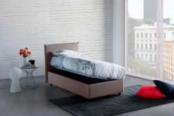 Letto singolo Acuila, adatto per materasso Cm 80x190,<Dmora Outlet