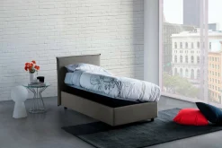 Letto singolo Acuila, adatto per materasso Cm 80x190,<Dmora Hot